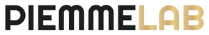 logo piemmelab wedding nero e oro